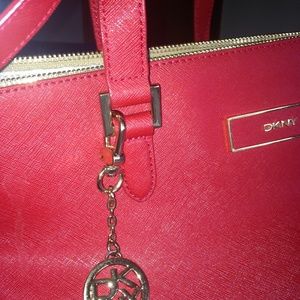 Red Donna Karan New York bag